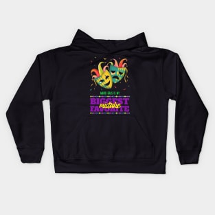 My Biggest and Favorite Mistake Mardi Gras Kids Hoodie